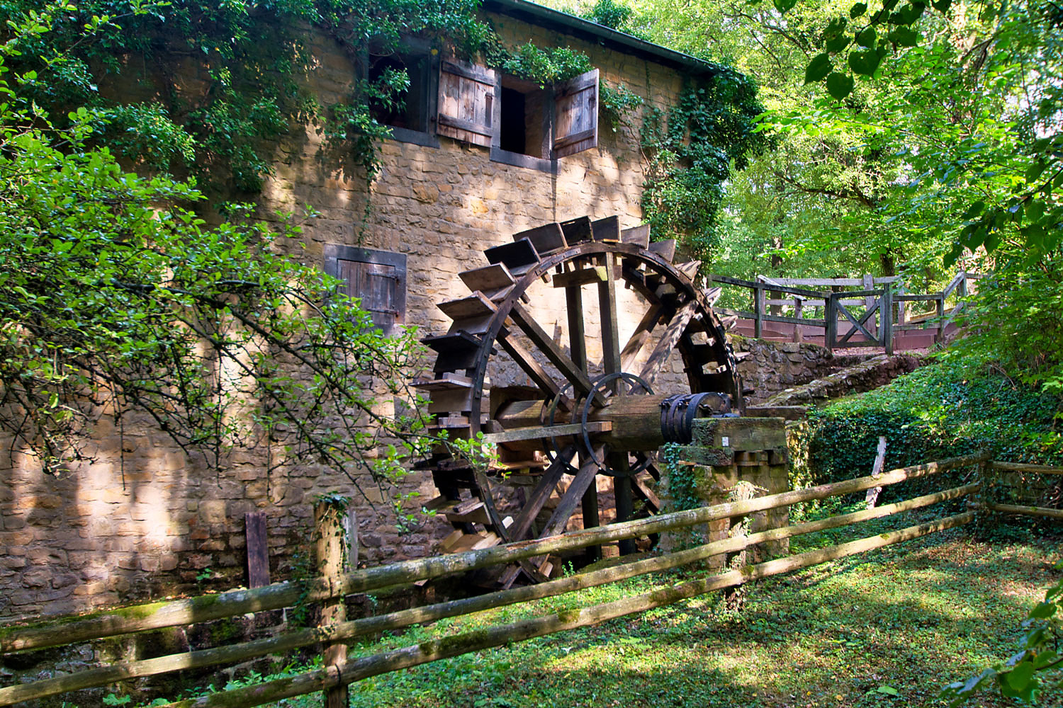 Sägemühle im Freilichtmuseum Kommern 