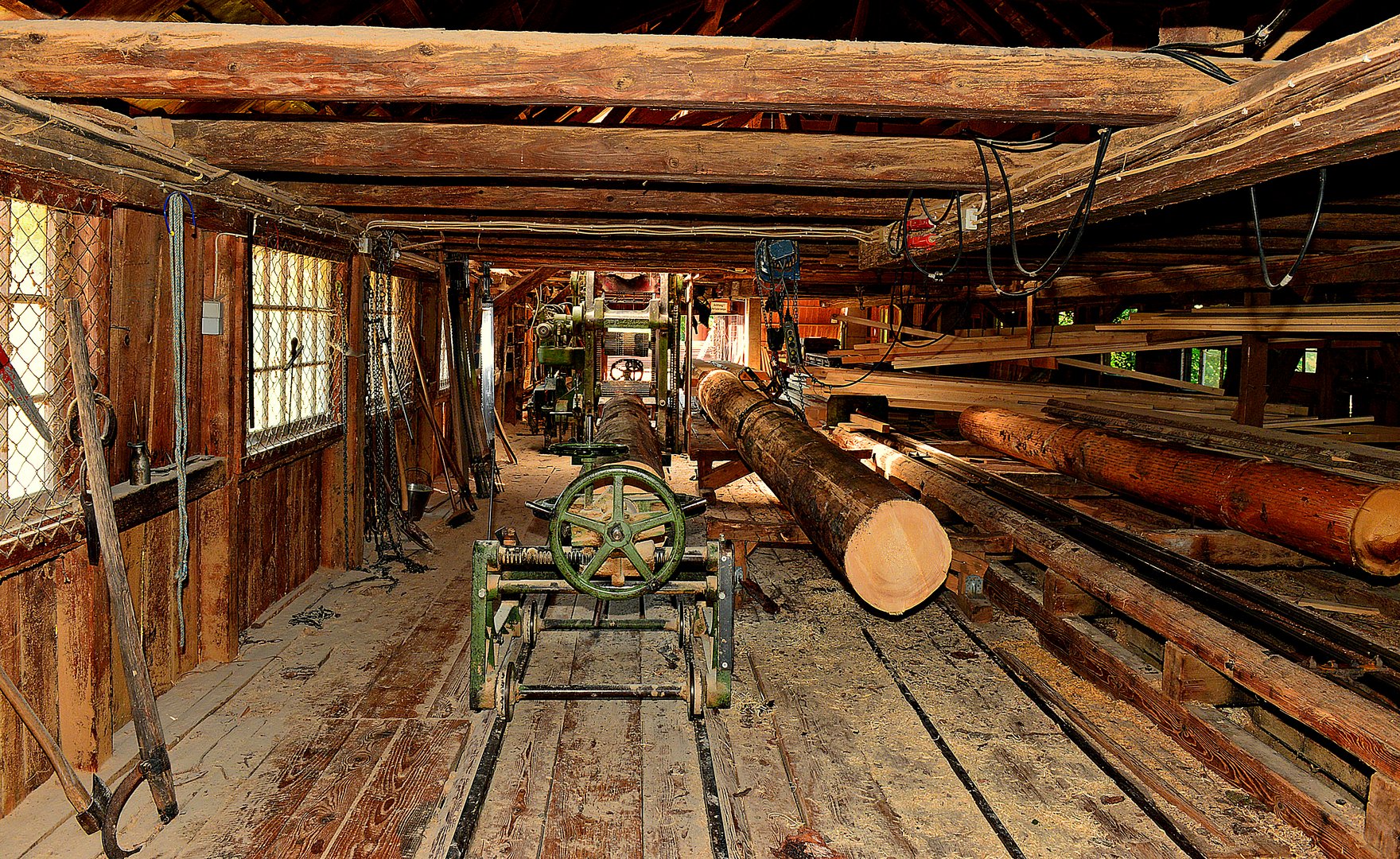 " Sägewerk " Foto & Bild | industrie und technik, handwerk, holz Bilder