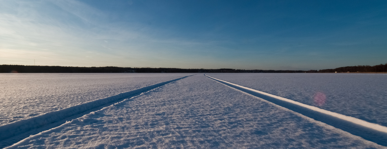 Sämsjö im Winter