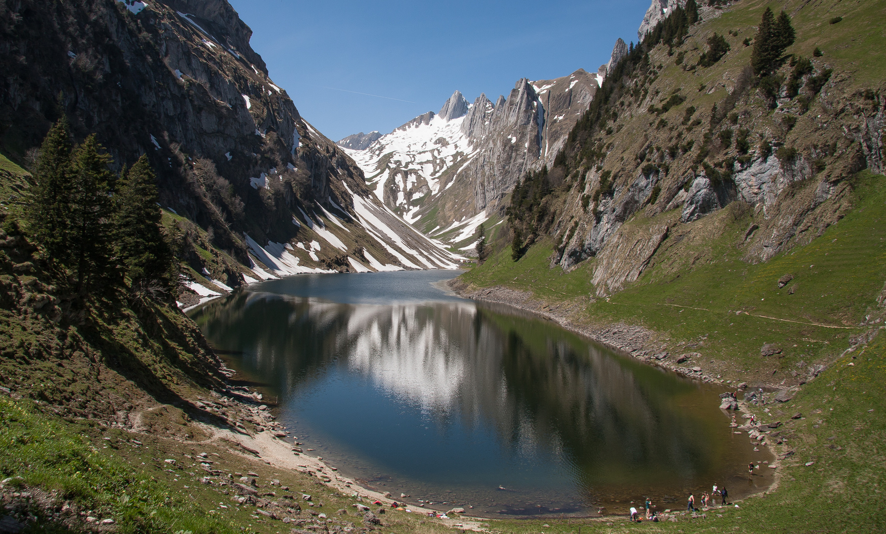 Sämtisersee im Alpstein, Ostschweiz