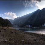 Sämtisersee im ersten Sonnenlicht