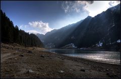 Sämtisersee im ersten Sonnenlicht