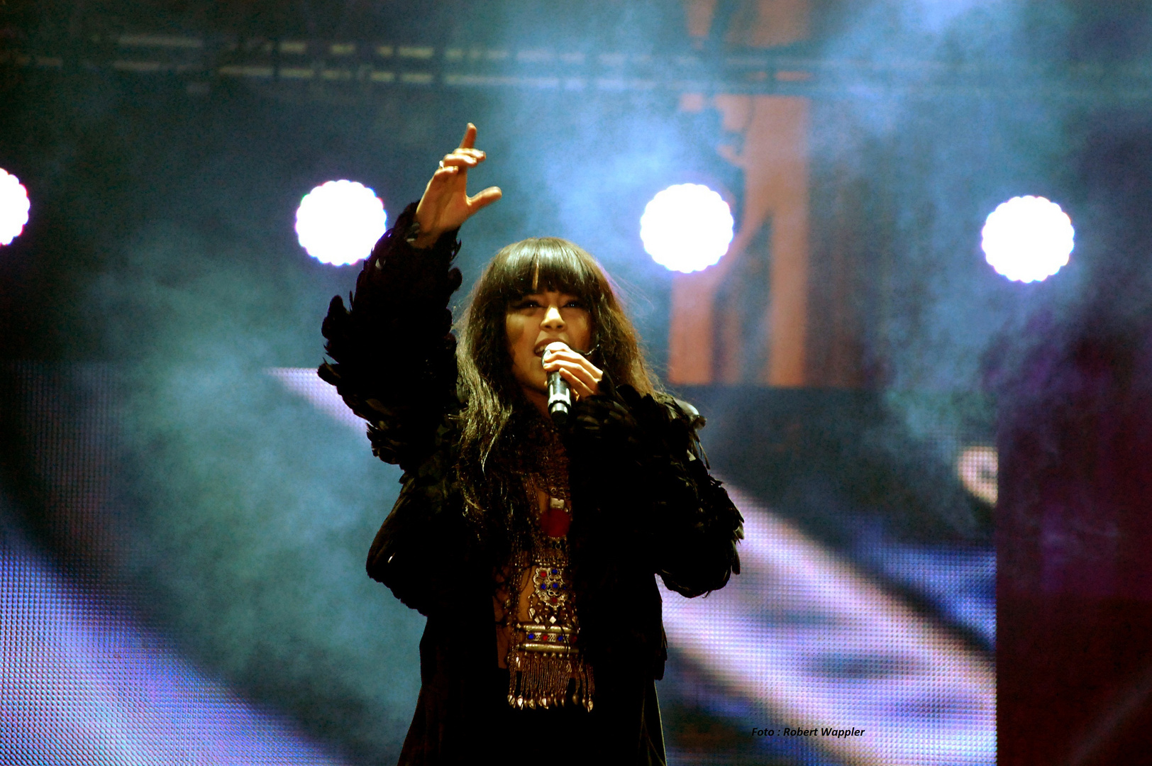 Sängerin Loreen ( Euphoria ) bei der Silvesterparty Welcome 2013 in Berlin