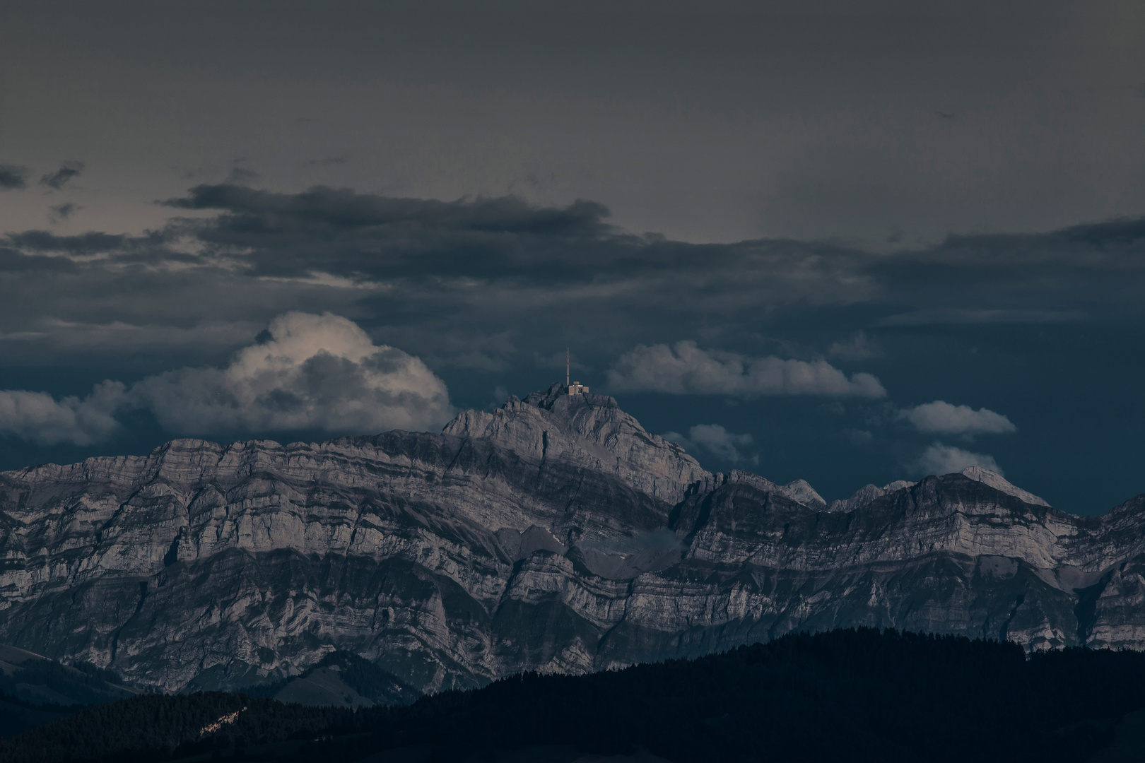 Säntis bearbeitet mit PhotoShop