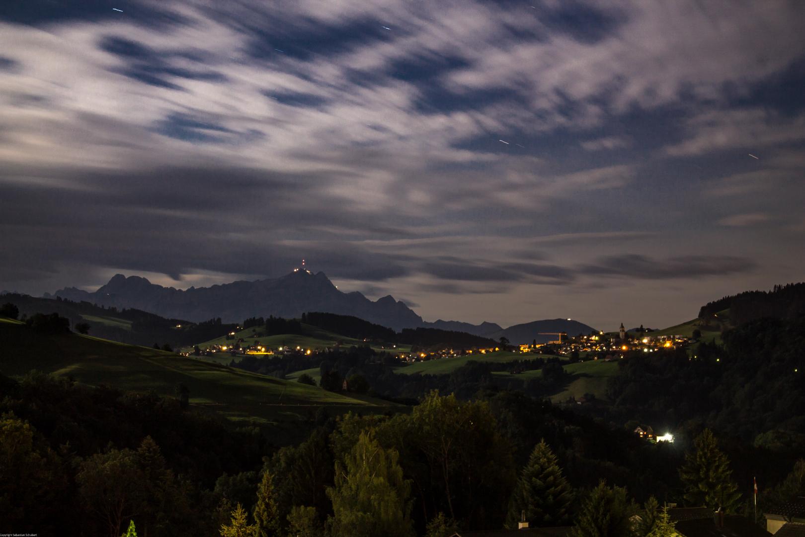 Säntis bei Nacht