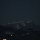 Säntis bei Vollmond