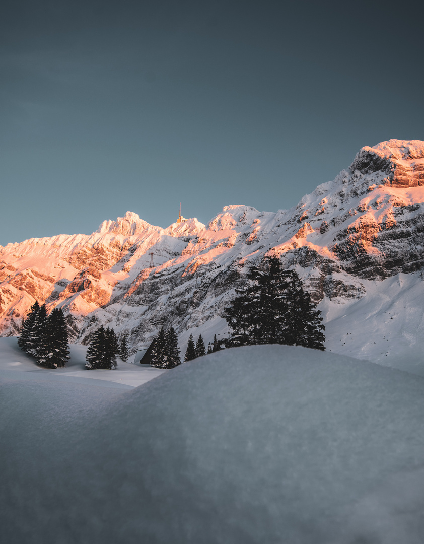 Säntis im Abendlicht