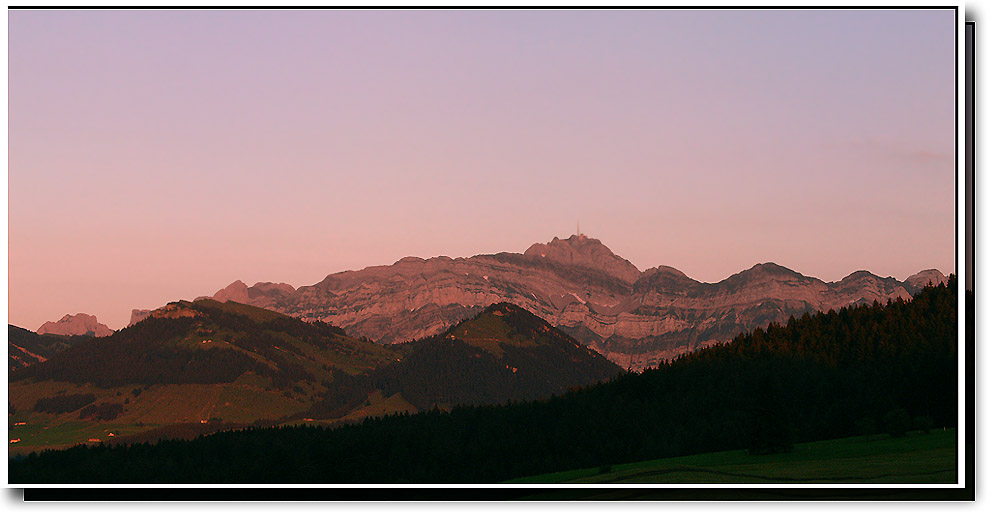 Säntis im Abendlicht