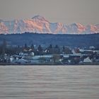 Säntis im Abendrot