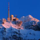 Säntis im Abendrot