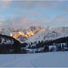 Säntis im Abendrot