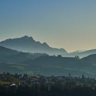 Säntis im Herbstlichen Appenzellerland