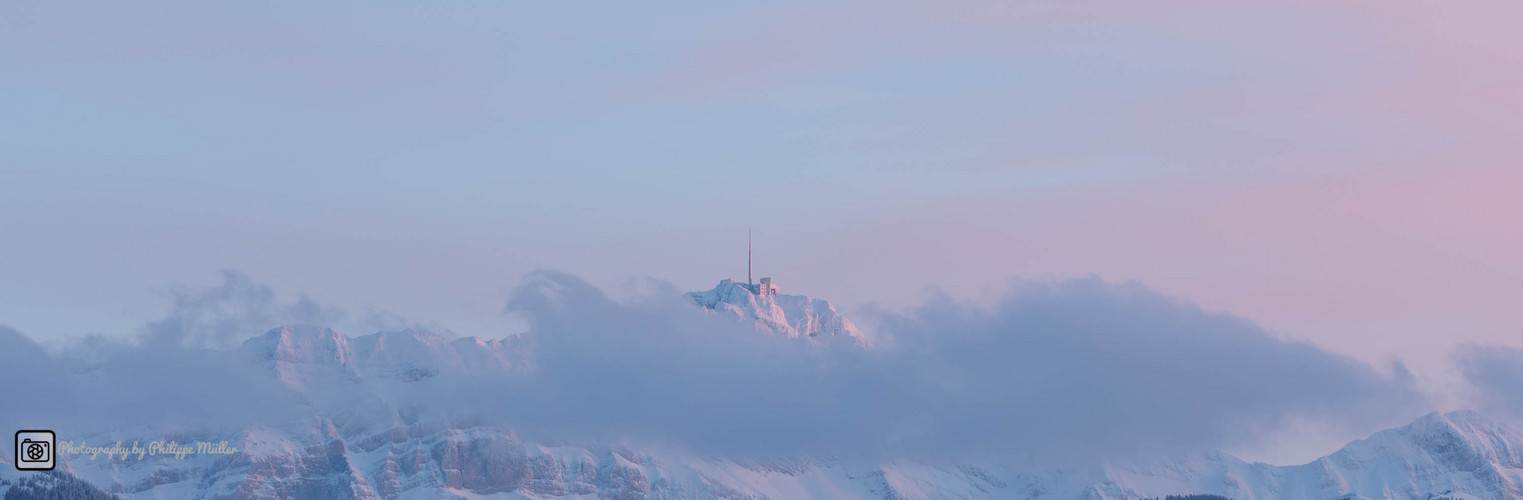 Säntis im Nebel