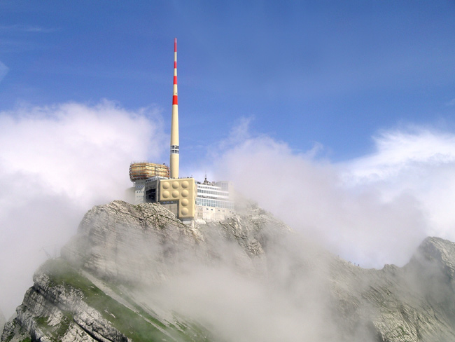 Säntis im Nebel