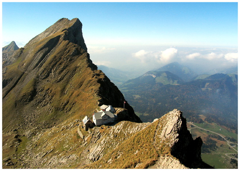 Säntis: manchmal darf’s auch geradeaus gehen...