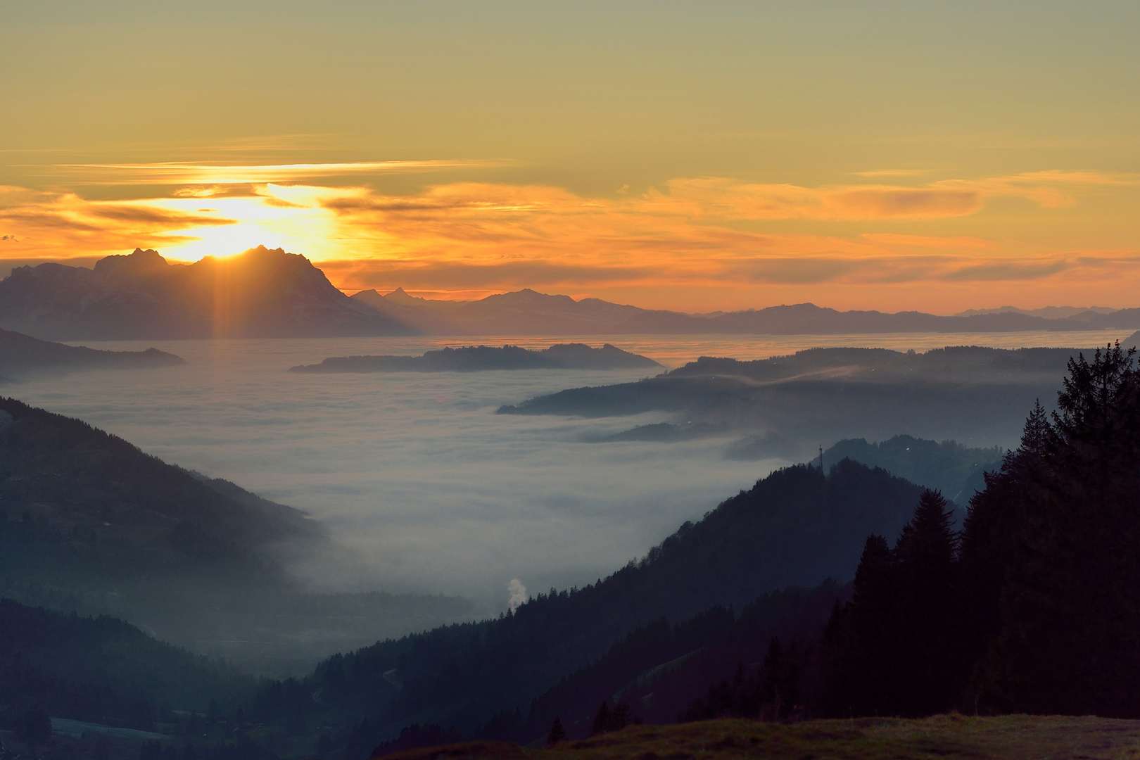 Säntis sunset