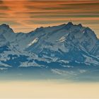 Säntis vom Pfänder aus gesehen