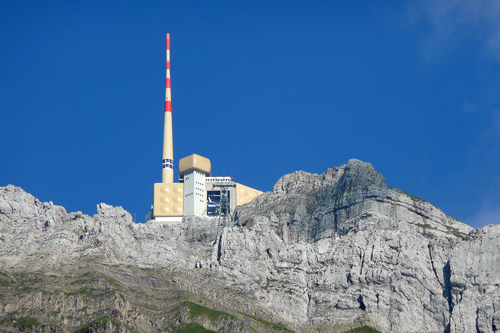 Säntis von Talstation Seilbahn