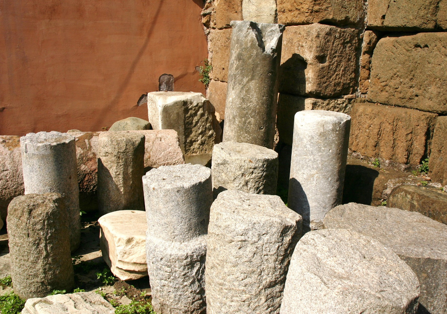 Säulen am Teatro di Marcello