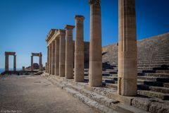 Säulen der Akropolis von Lindos