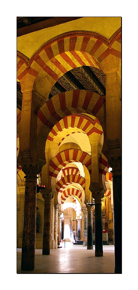 Säulen der Mezquita von Cordoba