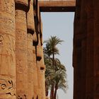 Säulen im Karnak Tempel
