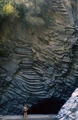 Säulen-Laven in der Alcántara-Schlucht auf Sizilien