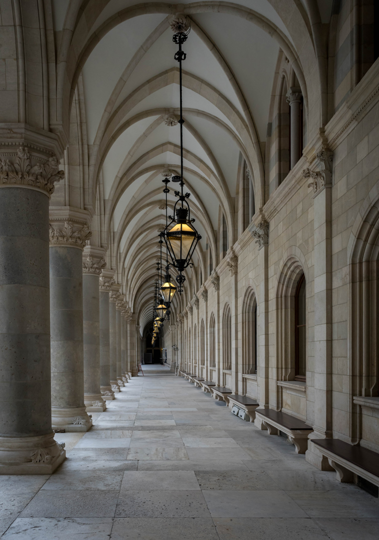 Säulengang im Rathaus Wien
