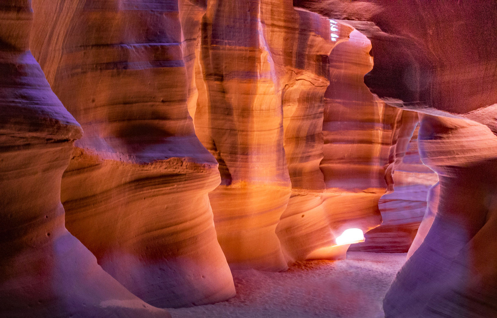 Säulenhalle im Upper Antelope Canyon