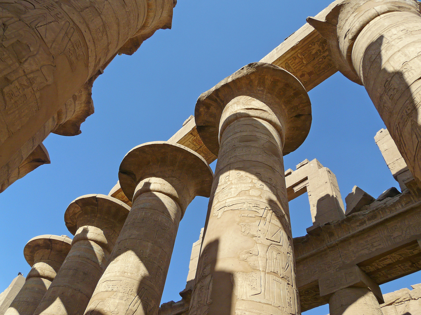 Säulenhalle in Karnak
