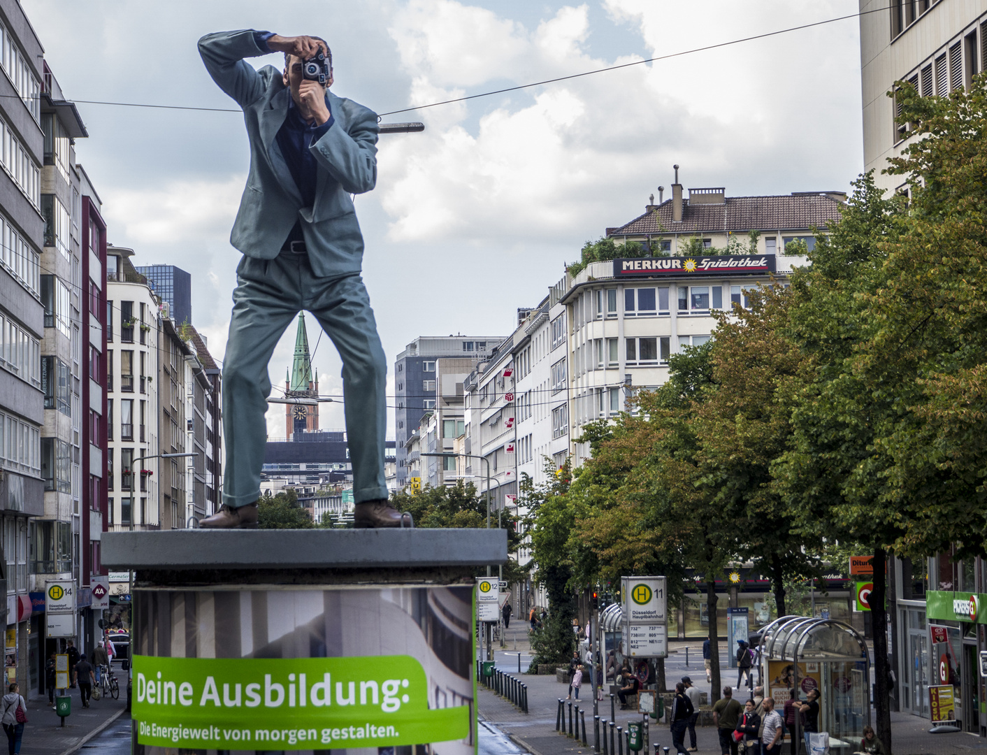 Säulenheilige Fotograf