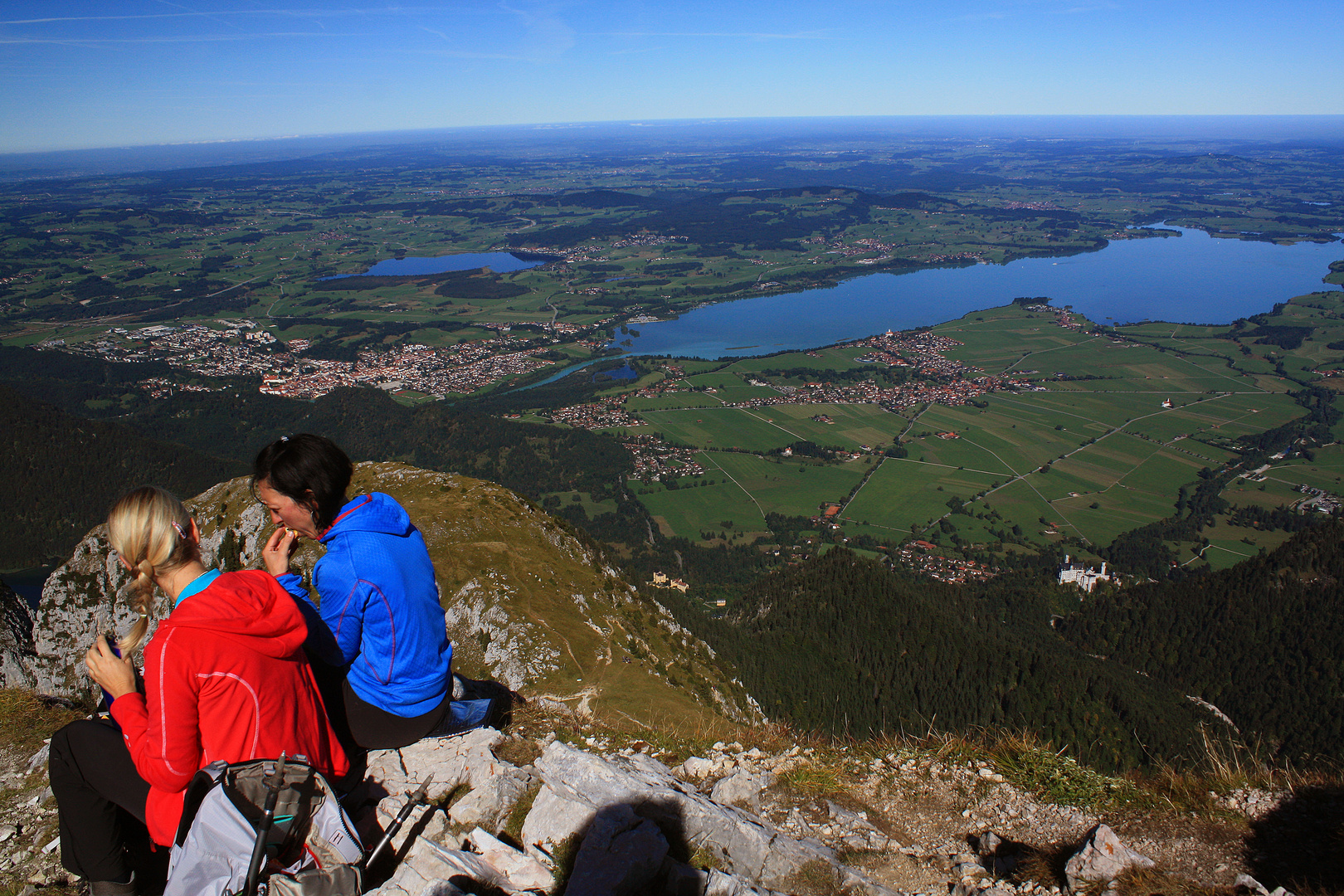 Säuling - Tiefblick