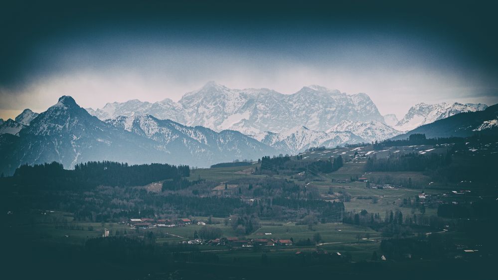 Säuling- und Zugspitzblick