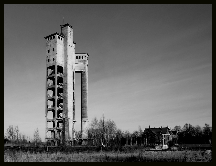 Säureturm Crossen- Sprengung: 21. August 2008