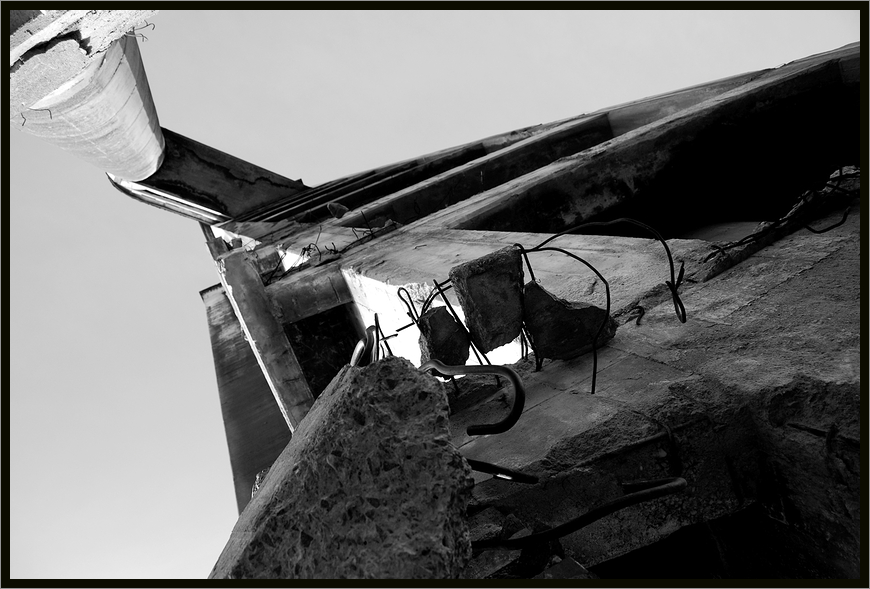 Säureturm Crossen  Sprengung: 21. August 2008