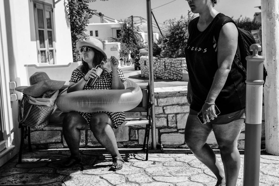 "Safe" drinking Naoussa Paros September 2017