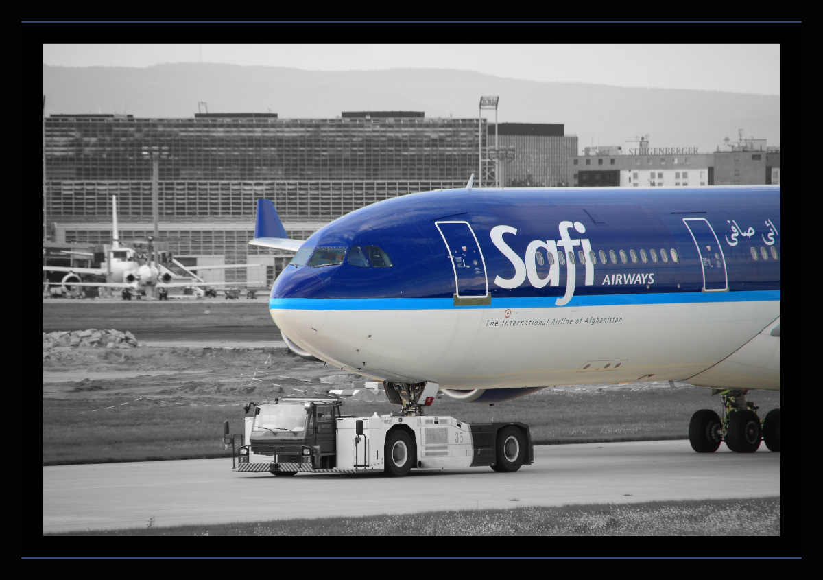 Safi-Airways A340 >>>Ruhepause