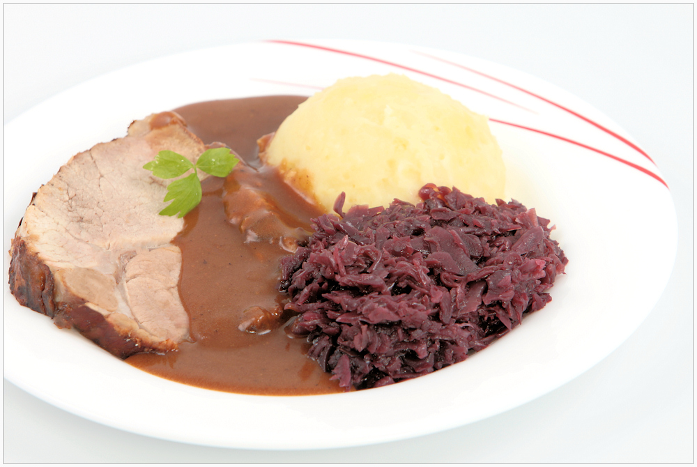 Saftiger Nackenbraten... Foto &amp; Bild | stillleben, food-fotografie ...