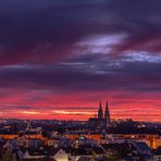 sagenhaft brennender Himmel über Regensburg (PartII)