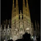 Sagrada Familia (Barcelona) bei Nacht