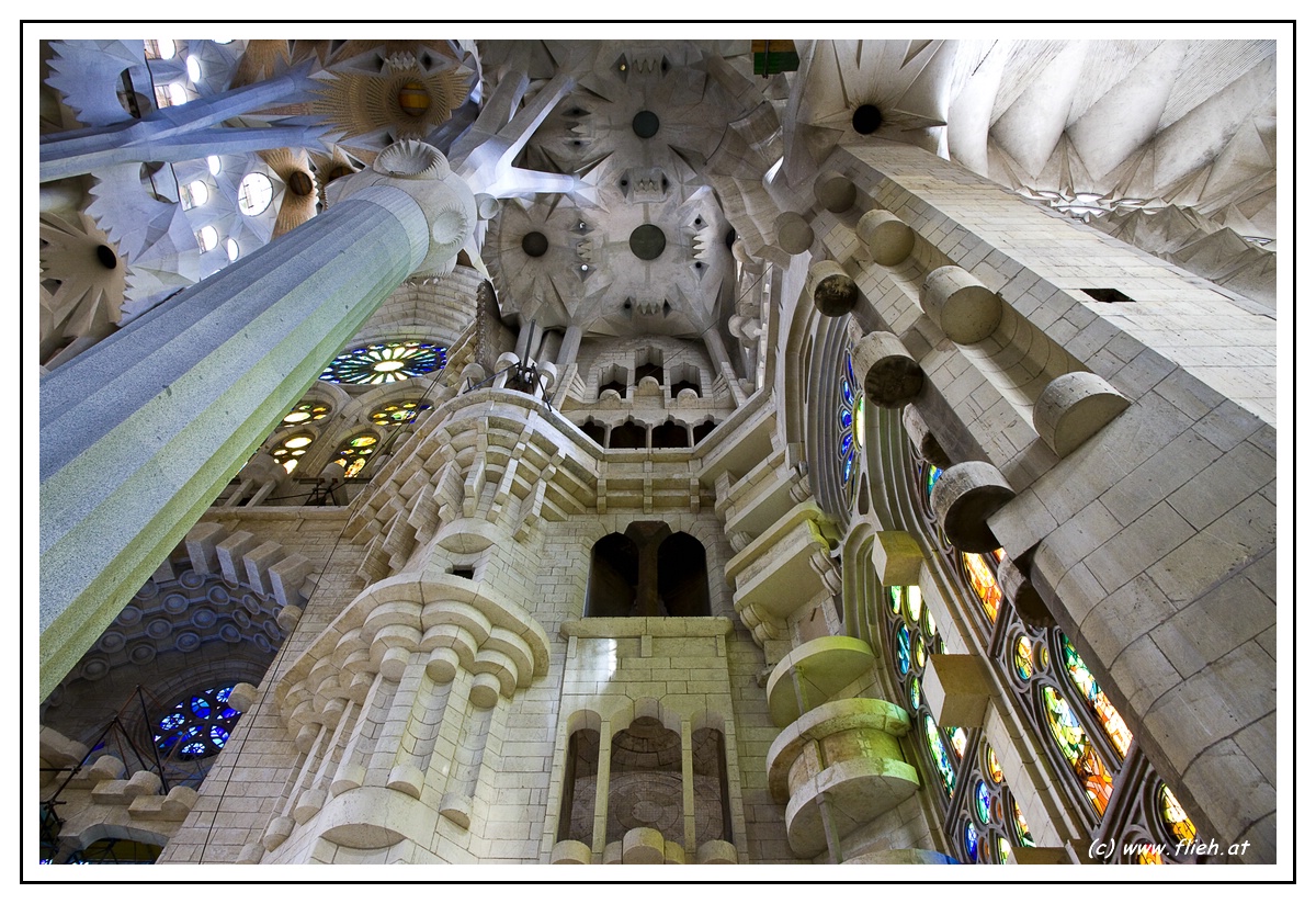 Sagrada Familia - Baustelle von innen