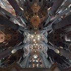 Sagrada Familia da sotto Barcellona 