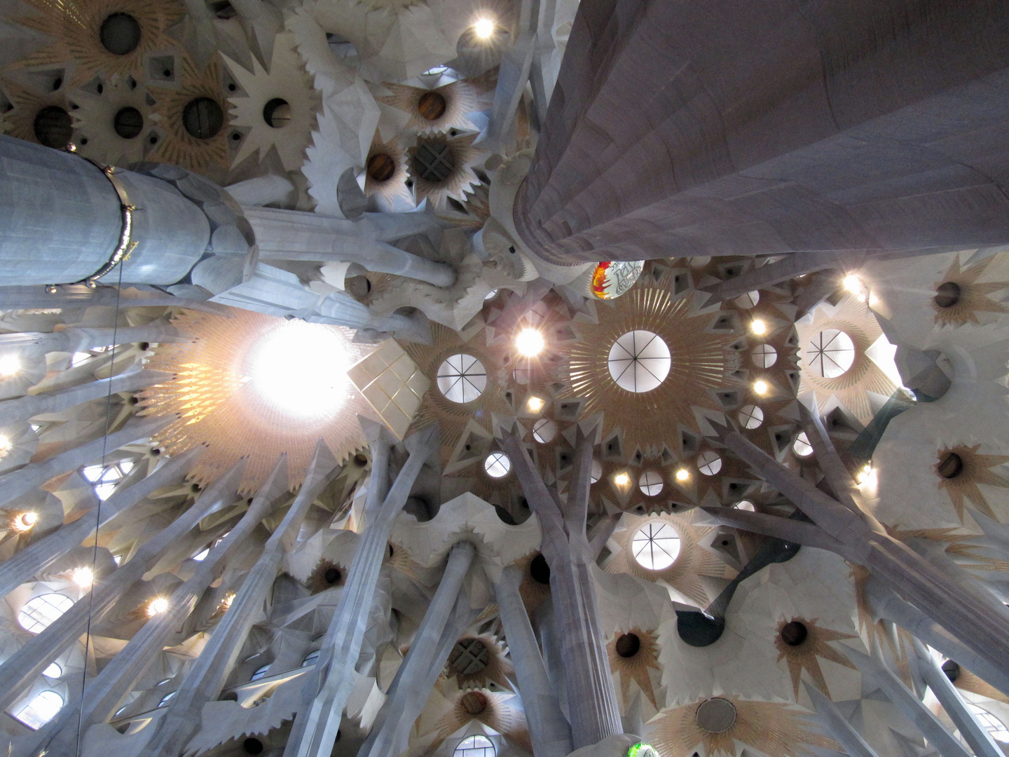 Sagrada Familia (Decke) Barcelona