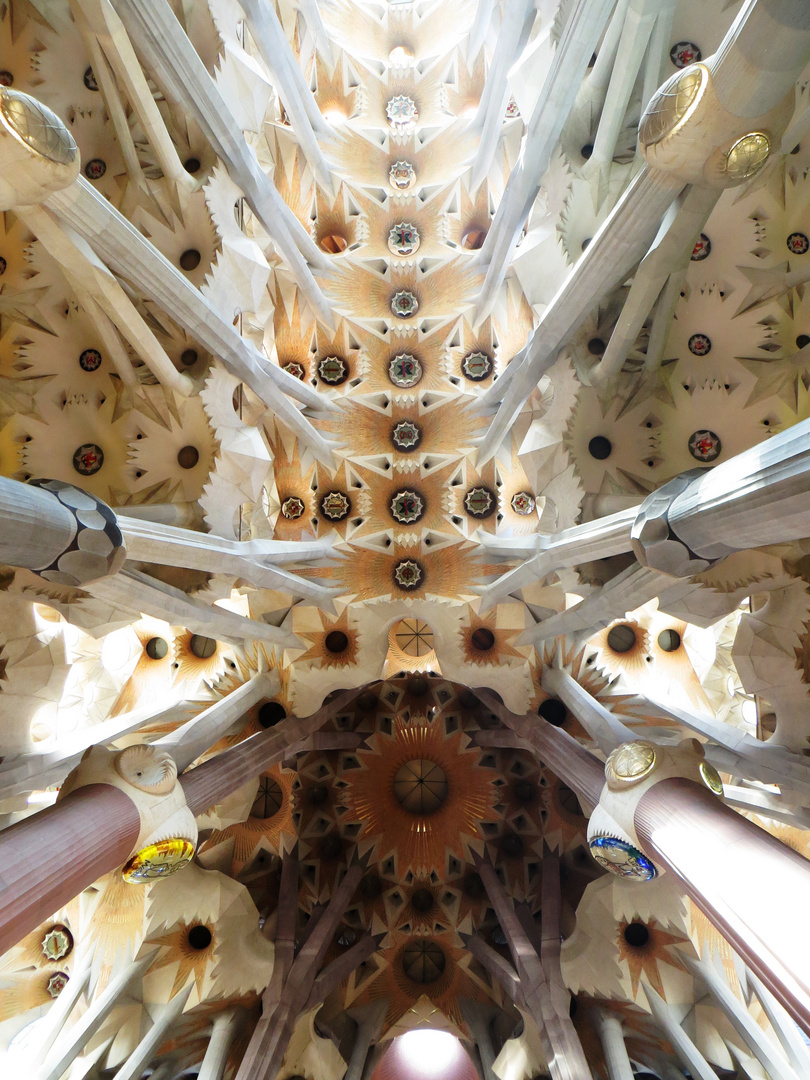 Sagrada Familia - Deckenstruktur