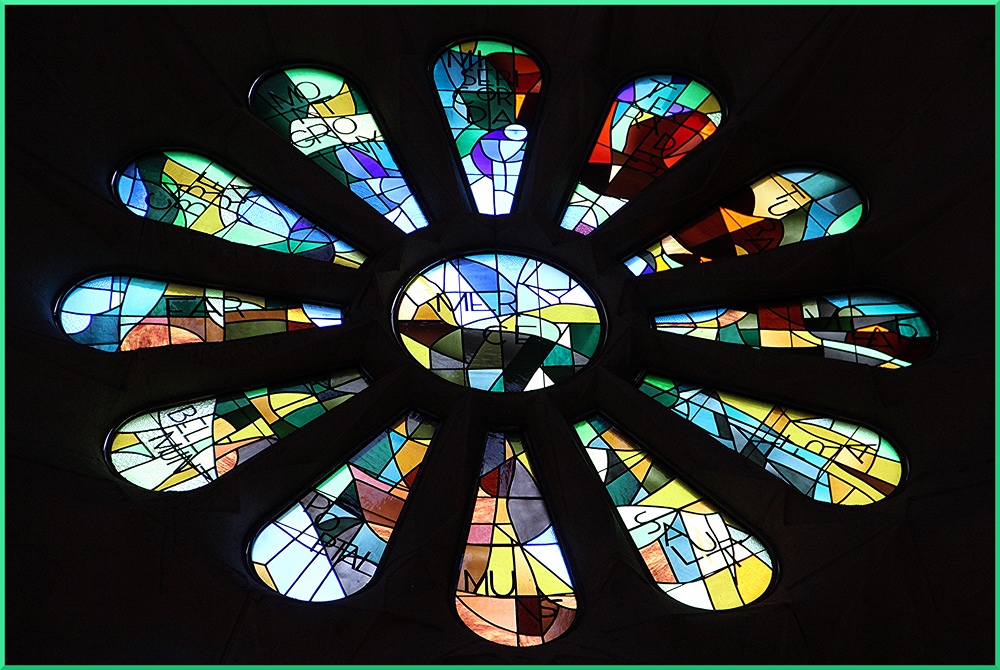 "Sagrada Familia" Kirchenfenster 2