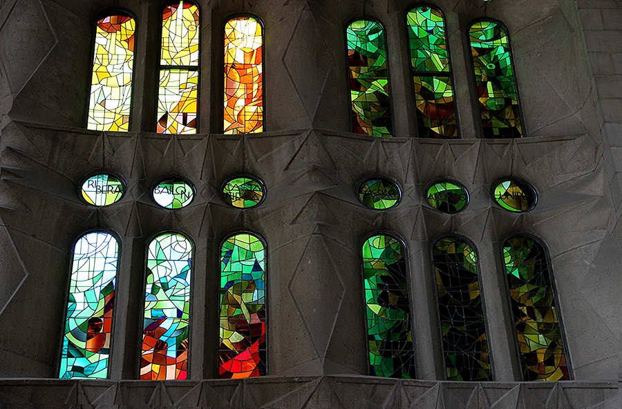 "Sagrada Familia" Kirchenfenster