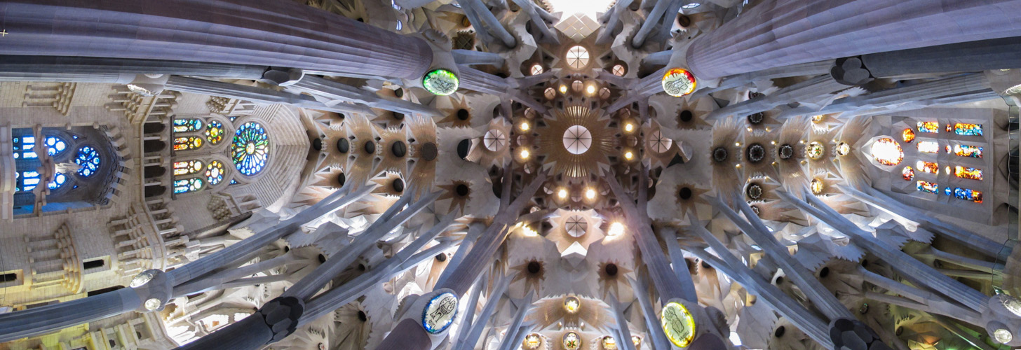 Sagrada Familia - Kopfüber