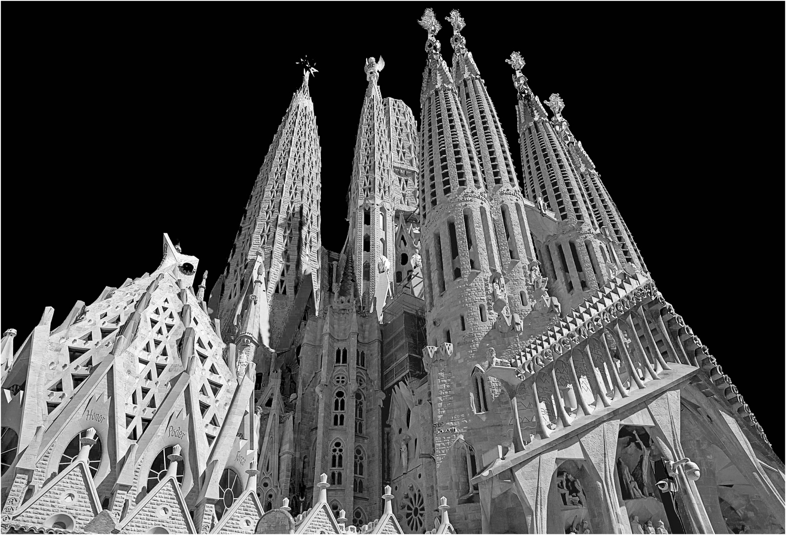 Sagrada Familia  - Teilansicht (black friday 3.11.2023)