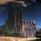 Sagrada, Wasserspiegelung #RF3A000202