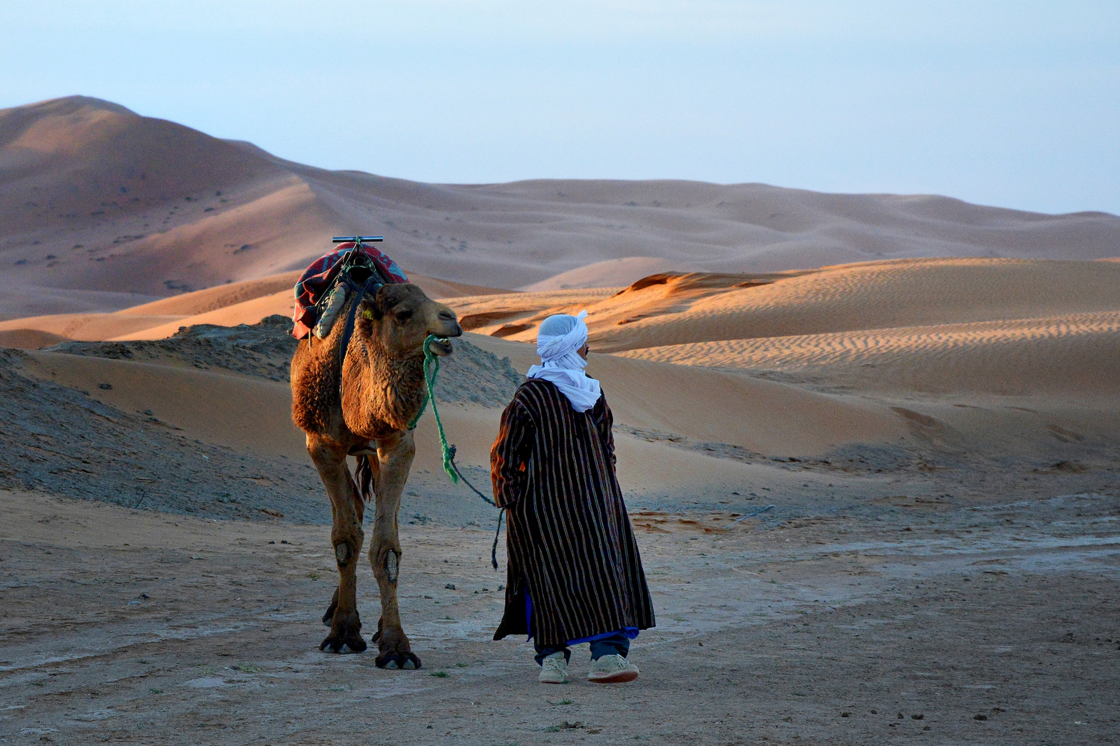 Sahara bei Sonnenaufgang